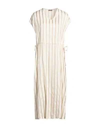 Peserico Woman Top Beige Size 6 Acetate, Viscose, Linen, Silk, Elastane In White