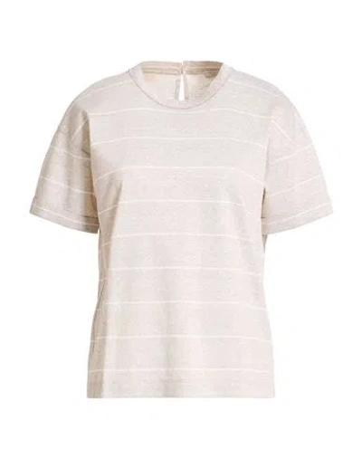 Peserico Woman Top Beige Size 6 Linen, Cotton In Neutral