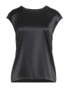 Peserico Silk Embellished Shell In Black