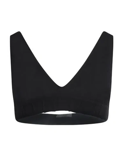 Peserico Woman Top Black Size 8 Virgin Wool, Silk, Cashmere