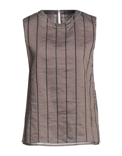 Peserico Tops In Brown