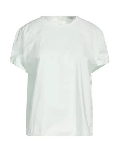 Peserico Woman Top Light Green Size 14 Cotton, Elastane