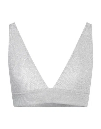 Peserico Easy Woman Top Light Grey Size 8 Linen, Cotton