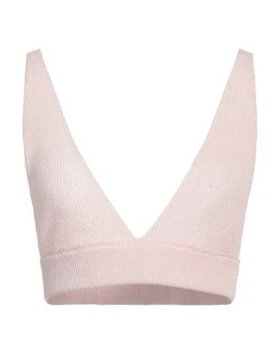 Peserico Easy Woman Top Light Pink Size 10 Linen, Cotton