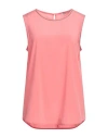 Peserico Easy Woman Top Magenta Size 10 Silk, Elastane