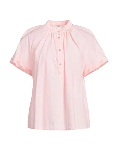 Peserico Woman Top Salmon Pink Size 6 Cotton