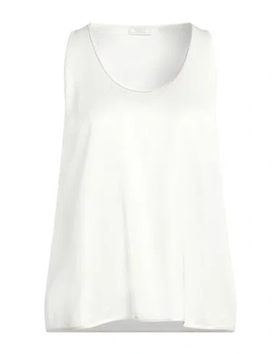 Peserico Woman Top White Size 12 Viscose
