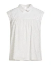 Peserico Woman Top White Size 6 Cotton In White