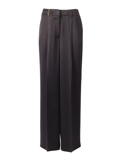 Peserico Woman Trousers In Brown