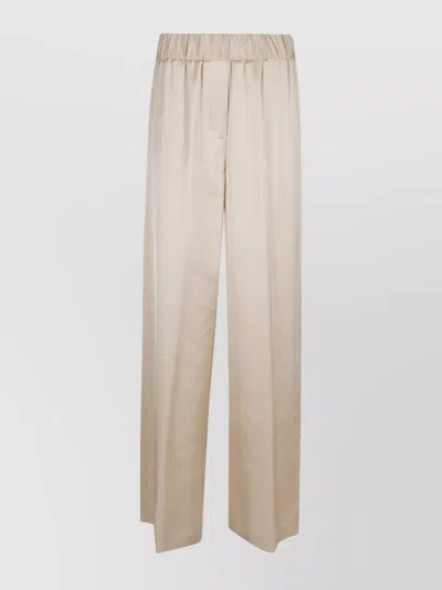 Peserico Woman Trousers Featuring Back Pockets In White