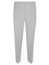 Peserico Straight Casual Pants In Gray