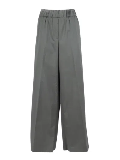 Peserico Woman Trousers In Green
