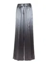 Peserico Elasticated-waistline Pallazo Pants In Silver