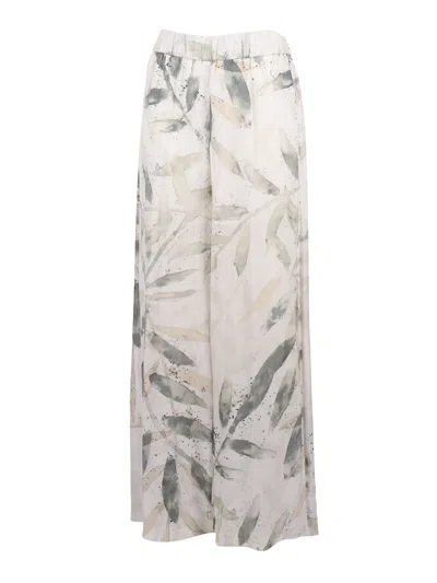 Peserico Woman Trousers In Green