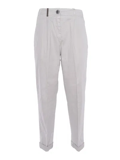 Peserico Woman Trousers In Multicolor