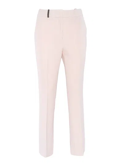 Peserico Woman Trousers In Pink