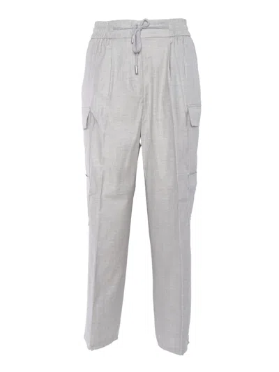 Peserico Woman Trousers In Multicolor