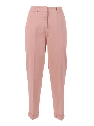 Peserico Woman Trousers In Pink