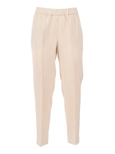 Peserico Woman Trousers In Neutral