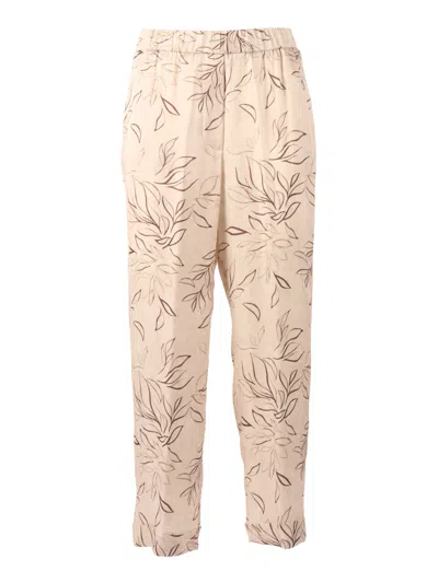 Peserico Woman Trousers In Brown