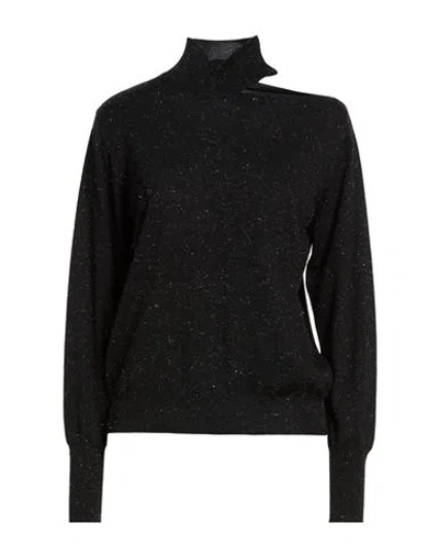 Peserico Lurex-effect Sweater In Black