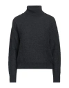 Peserico Woman Turtleneck Midnight Blue Size 12 Polyamide, Virgin Wool, Alpaca Wool, Polyester