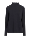 Peserico Woman Turtleneck Midnight Blue Size 8 Wool, Silk, Cashmere