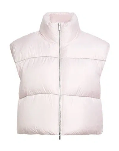 Peserico Woman Vest Light Pink Size 6 Polyester