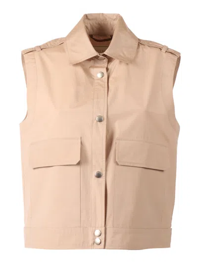 Peserico Woman Waistcoat In Multi