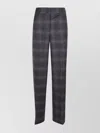 Peserico Patterned Casual Pants In Black
