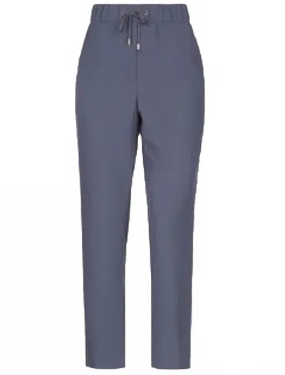 Peserico Women's Jogger Pants In Slate Blue In Purple