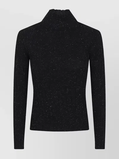 PESERICO WOMEN'S KNIT SWEATER GLITTER DETAIL