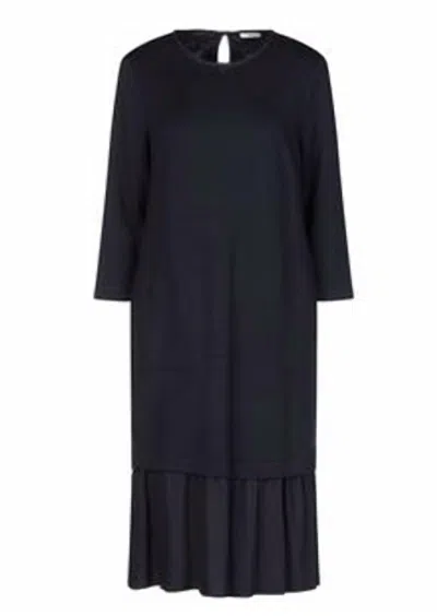 Peserico Women's Midi Dress In Midnight Blue