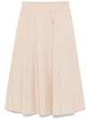 Peserico A-line Midi Skirt In Neutral