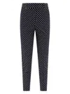 Peserico Patterned Trousers In Blue