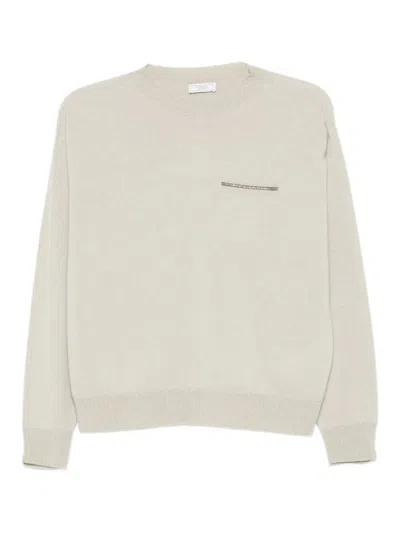 Peserico Women Tricot Sweater In Neutral