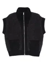Peserico Zip-front Pocket Cardigan In Black