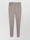 Peserico Trousers With Bright Light Point Details In Brown