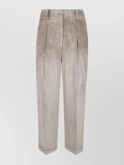 PESERICO WOMEN'S TROUSERS PLEATED DESIGN