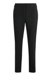 Peserico Women's Viscose Blend Trousers In Black