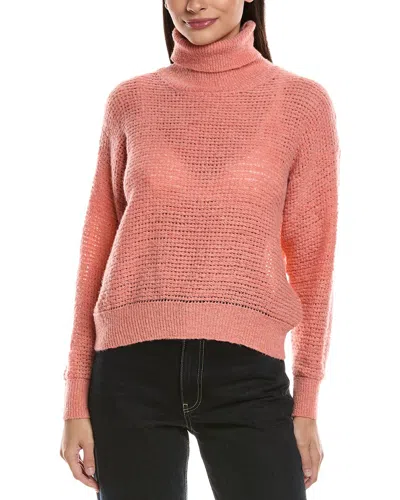 Peserico Wool & Alpaca-blend Knit Sweater In Orange