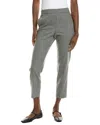 Peserico Fitted Grey Tailored Trousers In Grey