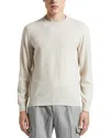 Peserico Wool And Cashmere Crewneck Sweater In Neutral