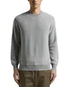 Peserico Wool And Cashmere Crewneck Sweater In Gray