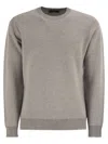 Peserico Wool And Cashmere Jumper In Gray