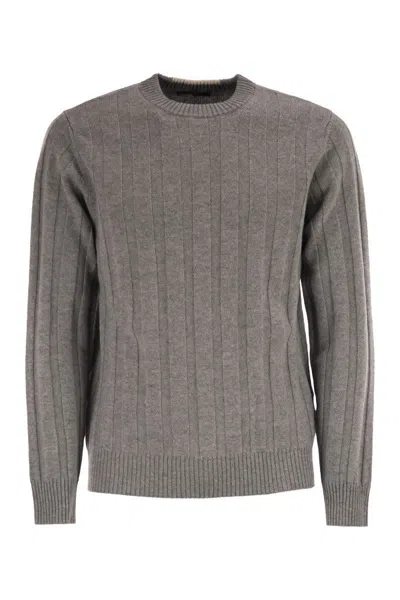 PESERICO PESERICO WOOL AND CASHMERE RIBBED JUMPER