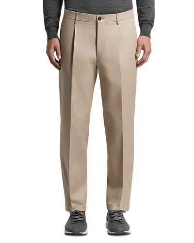 Peserico Pleated-waistband Tailored Trousers In Neutral