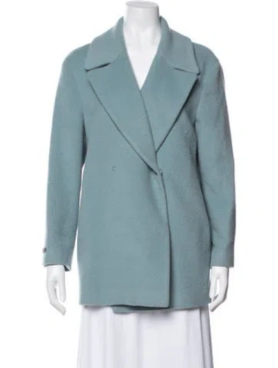 Pre-owned Peserico Wool Blazer In Blue