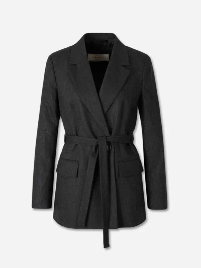 Peserico Wool Blazer In Black