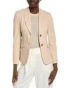 Peserico Wool-blend Blazer In White